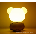 Battery Charging  Night Lights Room Decor Animal Night Lights Silicone Bear Lamp Manufactory